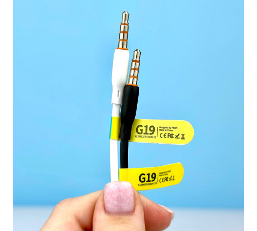 Навушники Celebrat G19 3.5mm 1.2m