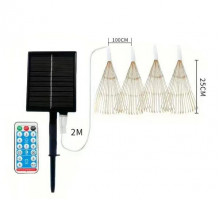 Гірлянда КАЗКОВІ ВОГНІ на сонячній батареї з дистанційним керуванням  HA-83 (50)