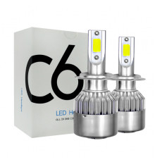 НЕТУ Автолампа LED C6 (H4) // [204] (50 шт/ящ)