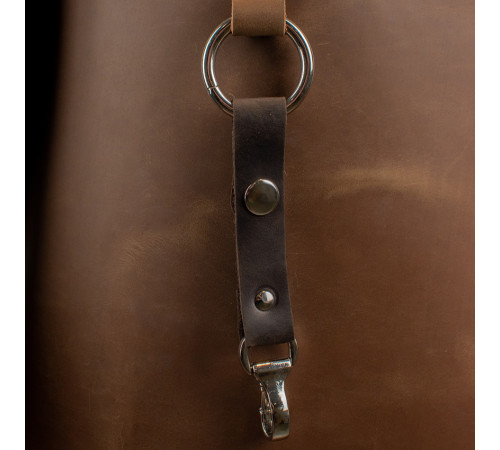 Шкіряний фартух Daddy Smoke світло-коричневий