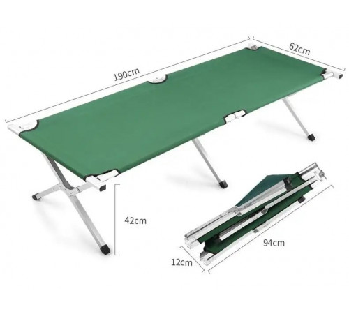 Вулична портативна складна ЛІЖКО для кемпінгу, ліжко для сну (Камуфляж ¶Синий ¶Темно Синий (4)