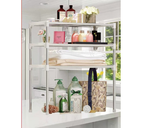 Полиця Стелаж для Мікрохвильової печі Кухонний СТІЛАЖ 802 (24)