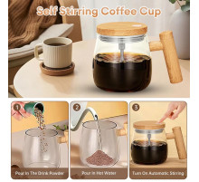 Чашка-мішалка, 400 мл Coffee stirring cup 896 (48) (60)