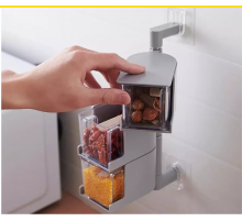 ПОЛИЦЯ для спецій, настінний поворотний контейнер (30)