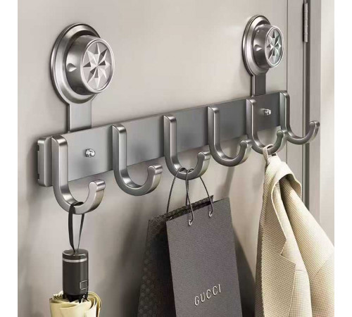 Вішалки на двері металеві лофт чорні Storage rack 101-20 (100)