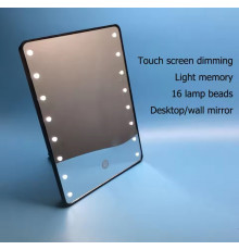 Дзеркало модне для макіяжу зі світлодіодним сенсорним екраном LY-701(36)