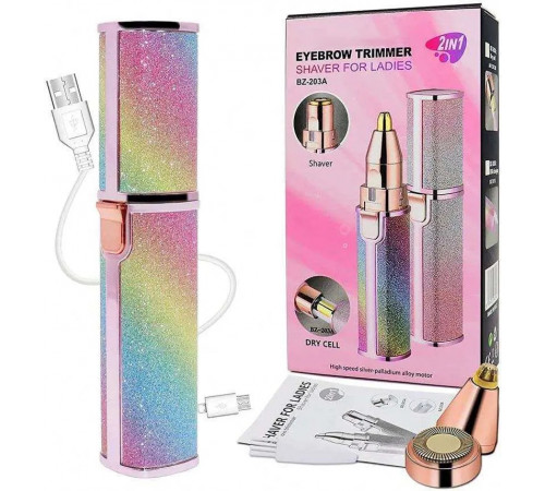Триммер для бровей, эпилятор,удаления волос USB-зарядки   XL-1606  (200)