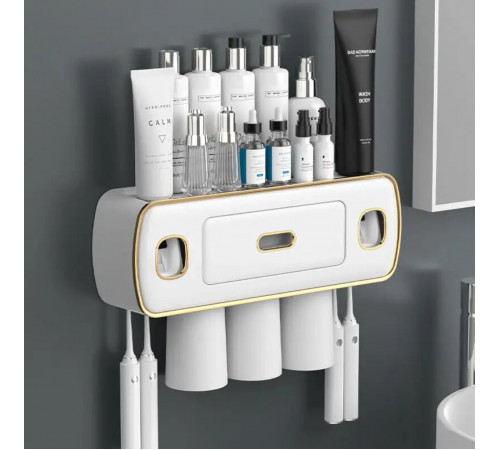 027 Вижималка для зубних щіток з висувними ящиками TOOTHBRUSH HOLDER XL-716 (20)