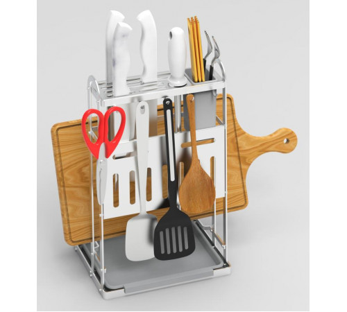 Кухонний Стелаж -Сушарка Для Посуду Органайзер kitchenware - 4 CW-2001H (12)