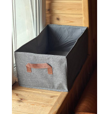 КОРОБКА Органайзер для одягу, storage box ЧОРНА 45*28 XL-1083 1360 1094 (100) (60)