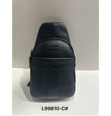 Сумка Чоловіча Чорна Backpack for men JASPER Шкіра L99810-c (100)