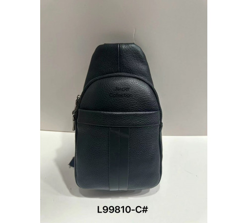 Сумка Чоловіча Чорна Backpack for men JASPER Шкіра L99810-c (100)
