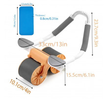 Автоматичний тренажер для живота, коліщатко для живота з подушечкою для пуш-апу, WHEEL 438(12)(8