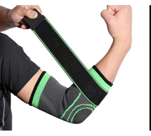 Еластичний бандаж на лікоть, компресійний налокітник XL-1676 (300)