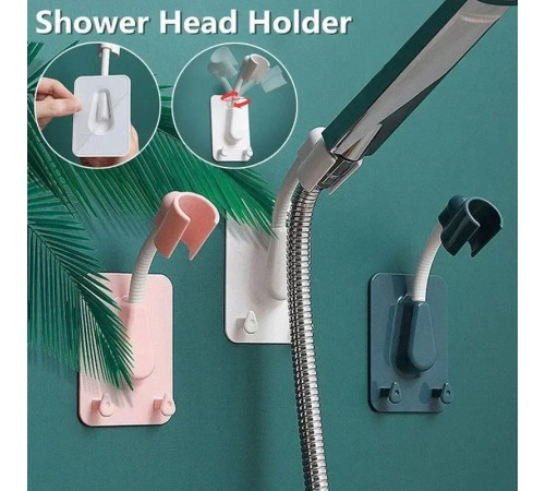 Тримач для душу однотонний Універсальний Shower holder, що обертається на присосці -129 (400)