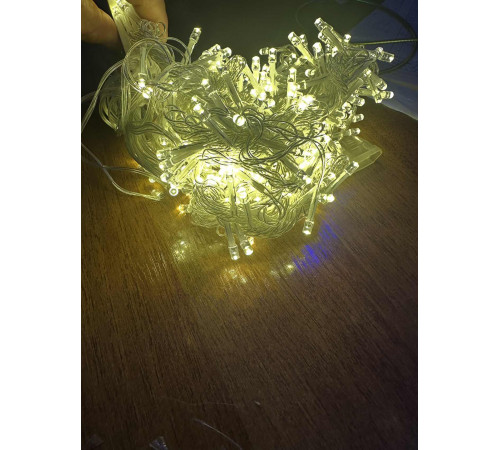 4520 код 2025 ПРОЗОРОВИЙ Провід Гірлянда 400 (360*18*3601*18м ) Холодний Білий 49-10 (60)