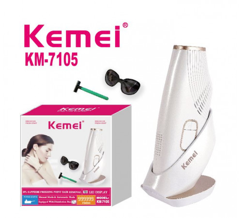 Kemei  7105    Лазерное Удаление Волос  с ледяным охлаждением   KM-7105  (16)