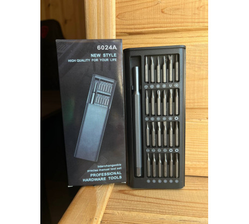 Набор отверток 25 в 1 магнитные БитыPhillips TorxHex Precision DIYразборный мини-чехол  (200) (240)