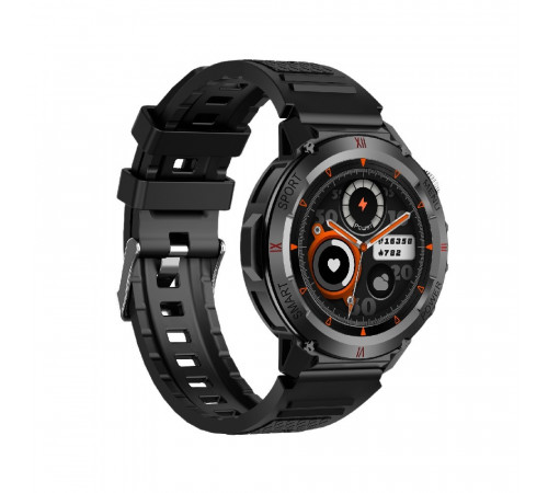 Смарт-годинник IWO X22 1.46". 330 mAh, IP68 Black (IWOX22SGR)