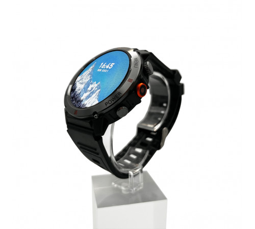 Смарт-годинник IWO X22 1.46". 330 mAh, IP68 Black (IWOX22SGR)