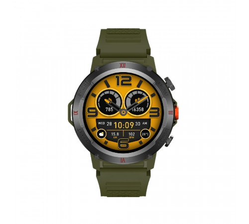 Смарт-годинник IWO X22 38mm. 330 mAh, IP68 Army Green (IWOX22AG)