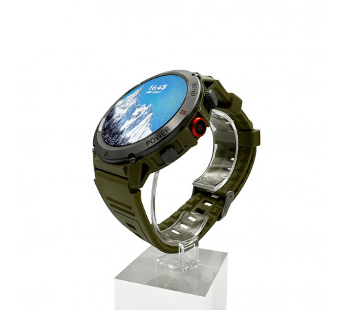 Смарт-годинник IWO X22 38mm. 330 mAh, IP68 Army Green (IWOX22AG)