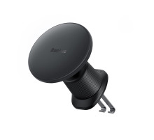 Автотримач для телефона з БЗП Baseus CW01 Magnetic Wireless Charging Car Mount Air Vent Version 15W Cluster Black (C40141001111-00)