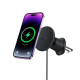 Автотримач для телефона з БЗП Baseus CW01 Magnetic Wireless Charging Car Mount Air Vent Version 15W Cluster Black (C40141001111-00)