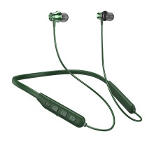 Бездротові спортивні навушники HOCO ES64 Easy Sound sports BT earphones Dark Green (6931474784490)