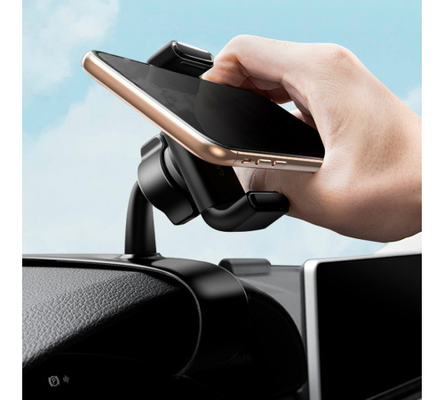 Автотримач для телефона UGREEN LP189 Dashboard Snap Clip Phone Holder Black (UGR-60796)