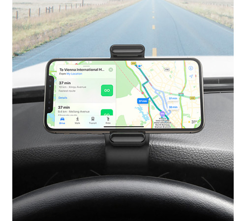Автотримач для телефона UGREEN LP189 Dashboard Snap Clip Phone Holder Black (UGR-60796)