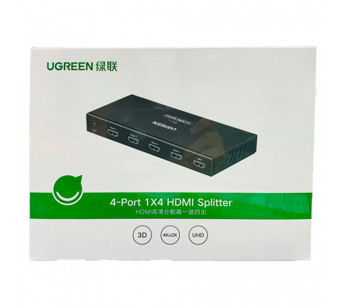 Сплітер UGREEN HDMI Splitter 1 In 4 Out EU (UGR-40202EU)