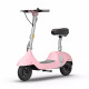 Електросамокат з сидінням OKAI Ceetle PRO EA10C Pink 10', 350(900)W, 25Km/h, 10.4Ah, 55Km, 20%, NFC, App.29kg (EA10C-P)