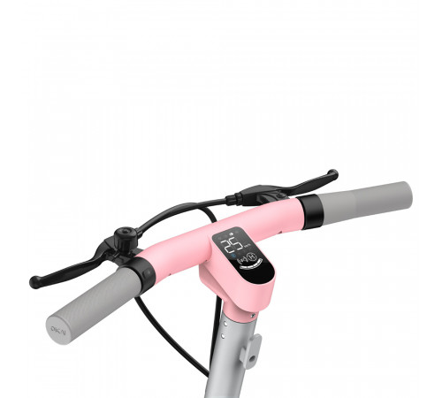Електросамокат з сидінням OKAI Ceetle PRO EA10C Pink 10', 350(900)W, 25Km/h, 10.4Ah, 55Km, 20%, NFC, App.29kg (EA10C-P)