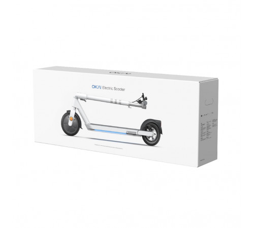 Електросамокат OKAI ES20-NEON White 9", 300(600)W, 9.8Ah, 40km, 25km\h, 20%, NFC, App, 16kg (ES20-W 8.5")