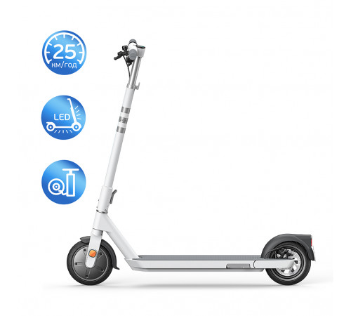 Електросамокат OKAI ES20-NEON White 9", 300(600)W, 9.8Ah, 40km, 25km\h, 20%, NFC, App, 16kg (ES20-W)