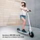 Електросамокат OKAI ES20-NEON White 9", 300(600)W, 9.8Ah, 40km, 25km\h, 20%, NFC, App, 16kg (ES20-W 8.5")