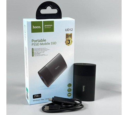 Зовнішній накопичувач Hoco UD12 PSSD Mobile SSD 256Gb