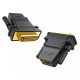 Адаптер UGREEN 20124 DVI 24+1 Male to HDMI Female Adapter (Black) (UGR-20124) (UGR-20124)