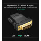 Адаптер UGREEN 20124 DVI 24+1 Male to HDMI Female Adapter (Black) (UGR-20124) (UGR-20124)