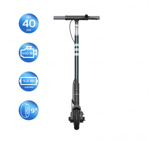 Електросамокат OKAI ES20-NEON Black 9", 300(600)W, 9.8Ah, 40km, 25km\h, 20%, NFC, App, 16kg (ES20-B)