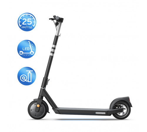 Електросамокат OKAI ES20-NEON Black 9", 300(600)W, 9.8Ah, 40km, 25km\h, 20%, NFC, App, 16kg (ES20-B)