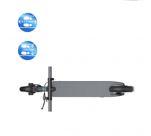 Електросамокат OKAI ES20-NEON Black 9", 300(600)W, 9.8Ah, 40km, 25km\h, 20%, NFC, App, 16kg (ES20-B)