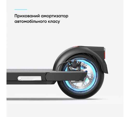 Електросамокат OKAI ES20-NEON Black 9", 300(600)W, 9.8Ah, 40km, 25km\h, 20%, NFC, App, 16kg (ES20-B)