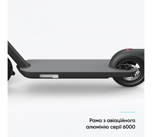 Електросамокат OKAI ES10-NEON Lite Black 9", 300(600)W, 7.8Ah, 30km, 25km\h, 20%, NFC, App,15kg (ES10-B)