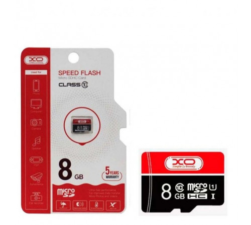 Карта пам'яті XO High level 8Gb 10 Class (без адаптера)