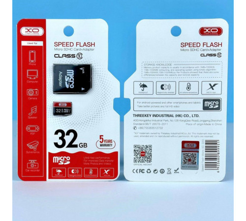 Карта пам'яті XO High level 32Gb 10 Class (з адаптером)