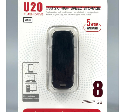 USB флеш XO U20 8Gb USB2.0