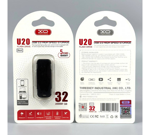 USB флеш XO U20 32Gb USB2.0