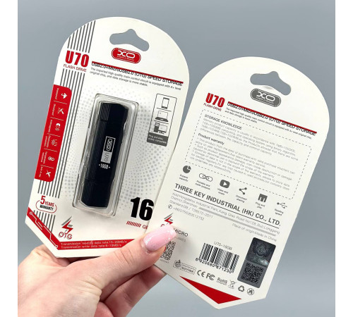 USB флеш XO U70 OTG 16Gb USB2.0+Micro